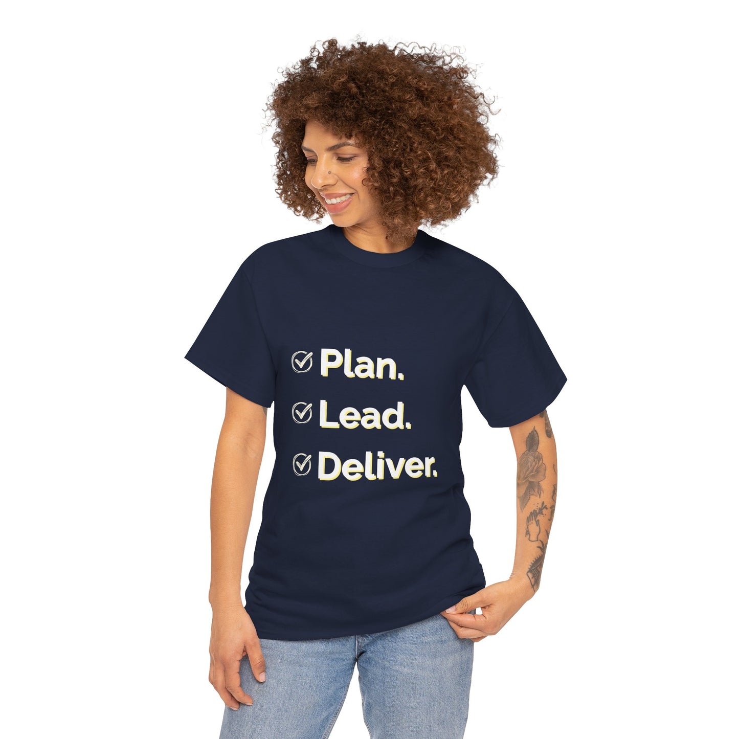 Plan. Lead. Deliver. Tee