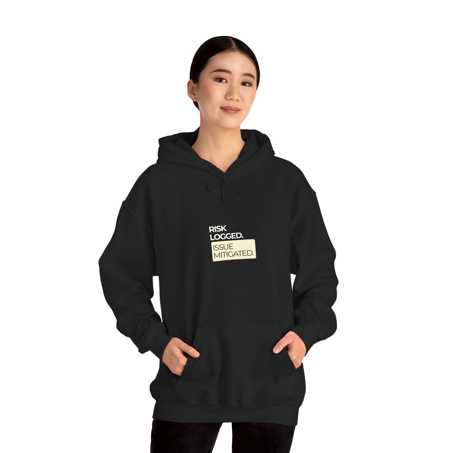 The "Risk Logged. Issue Mitigated" Hooded Sweatshirt