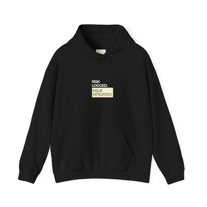 The "Risk Logged. Issue Mitigated" Hooded Sweatshirt