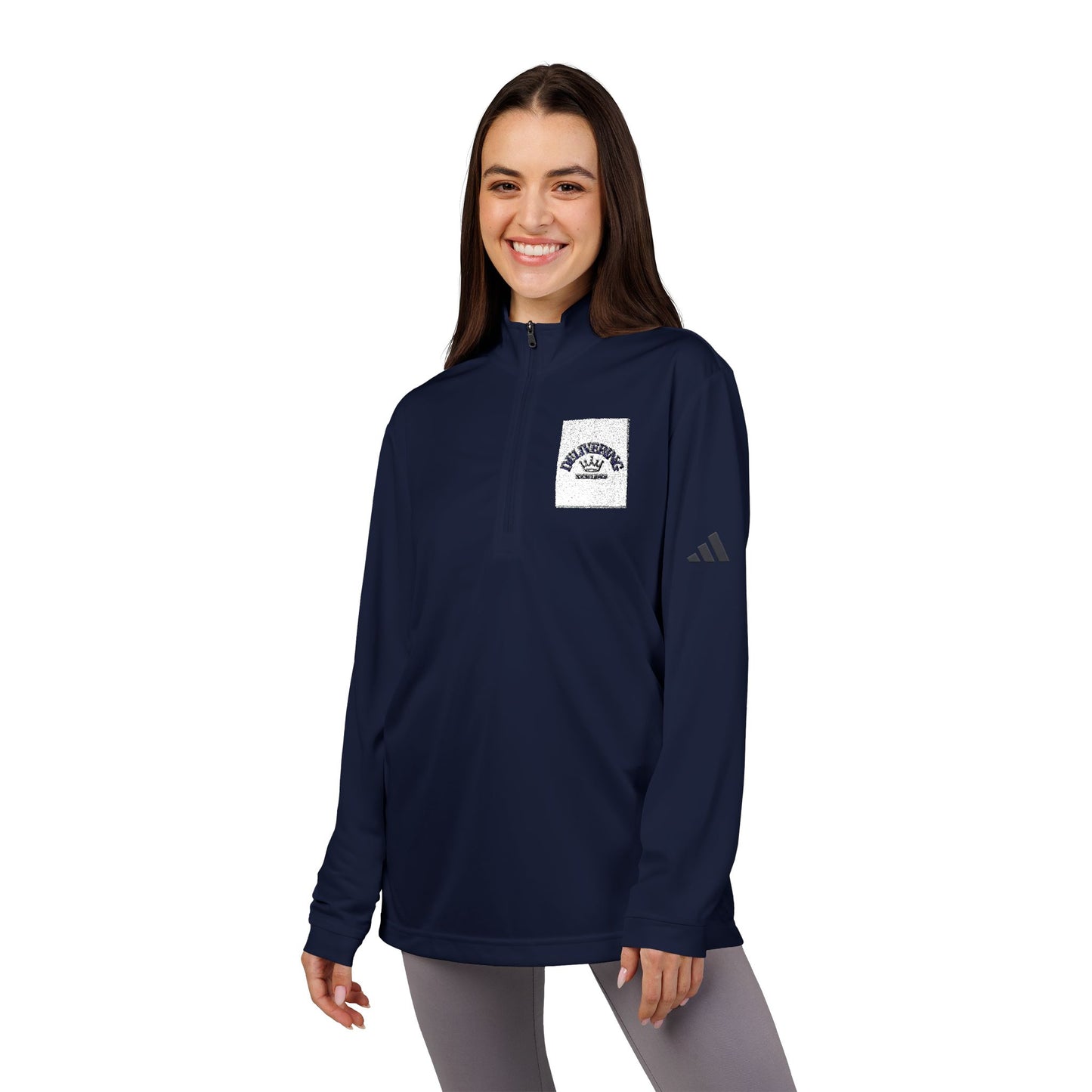 adidas® Quarter-Zip Pullover (Embroidery)