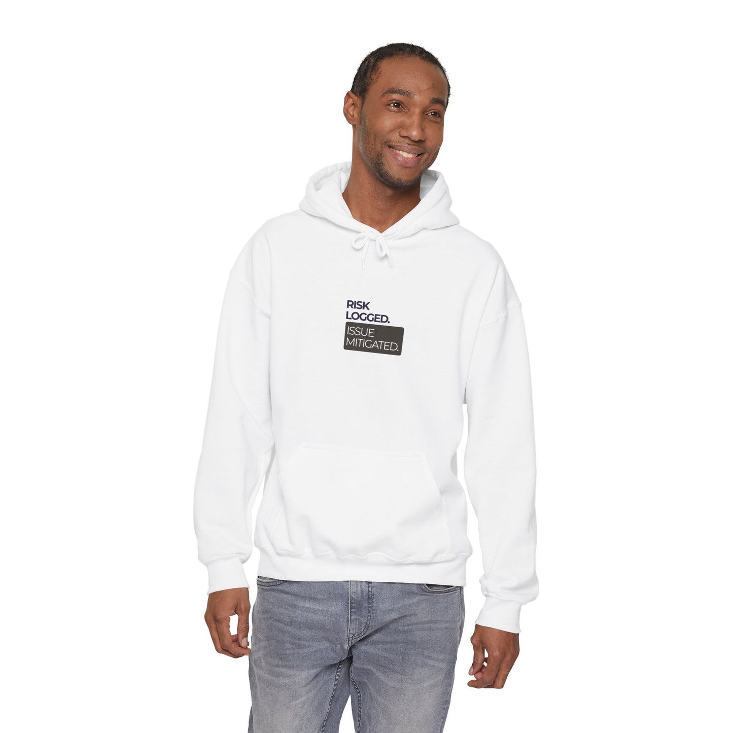 The "Risk Logged. Issue Mitigated" Hooded Sweatshirt