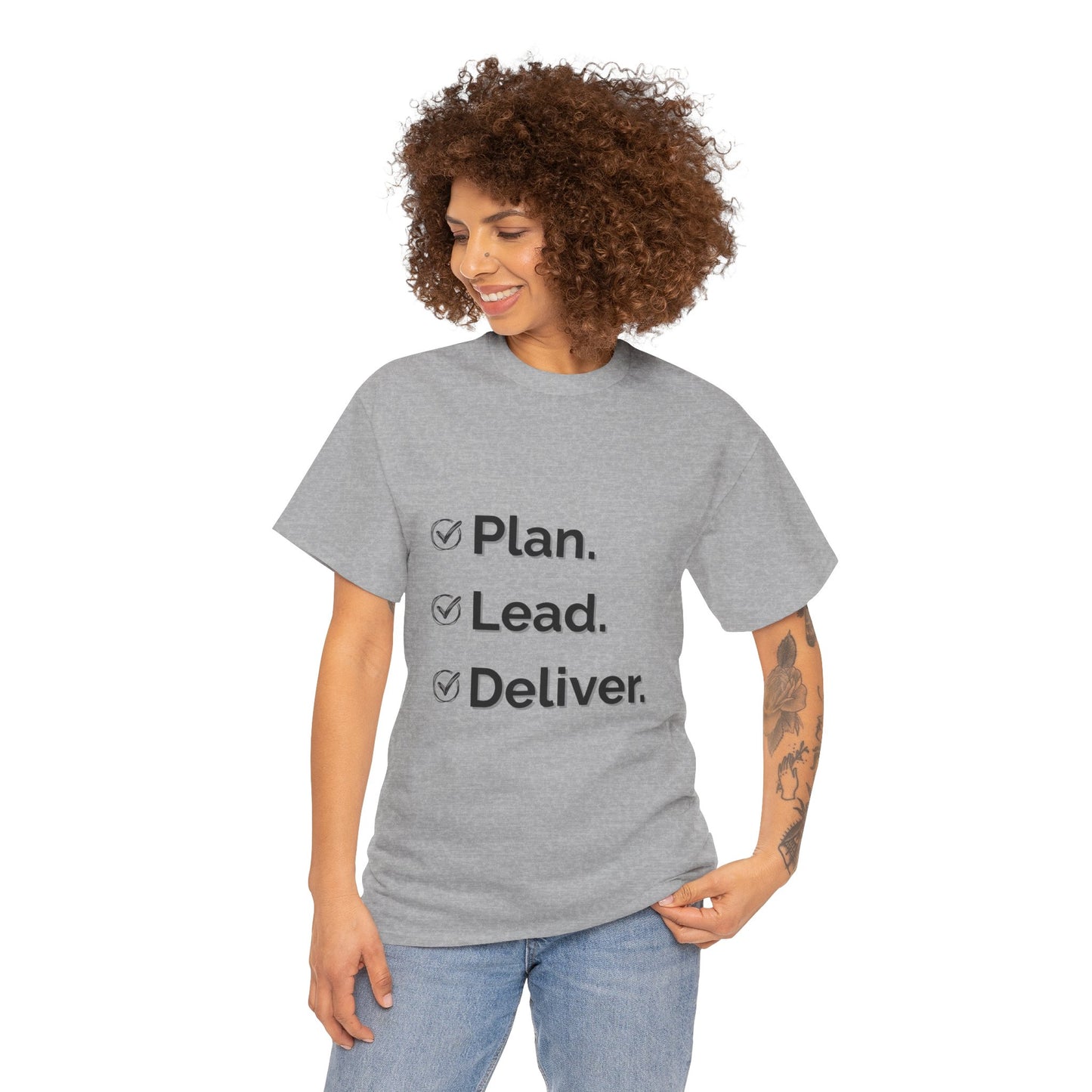 Plan. Lead. Deliver. Tee