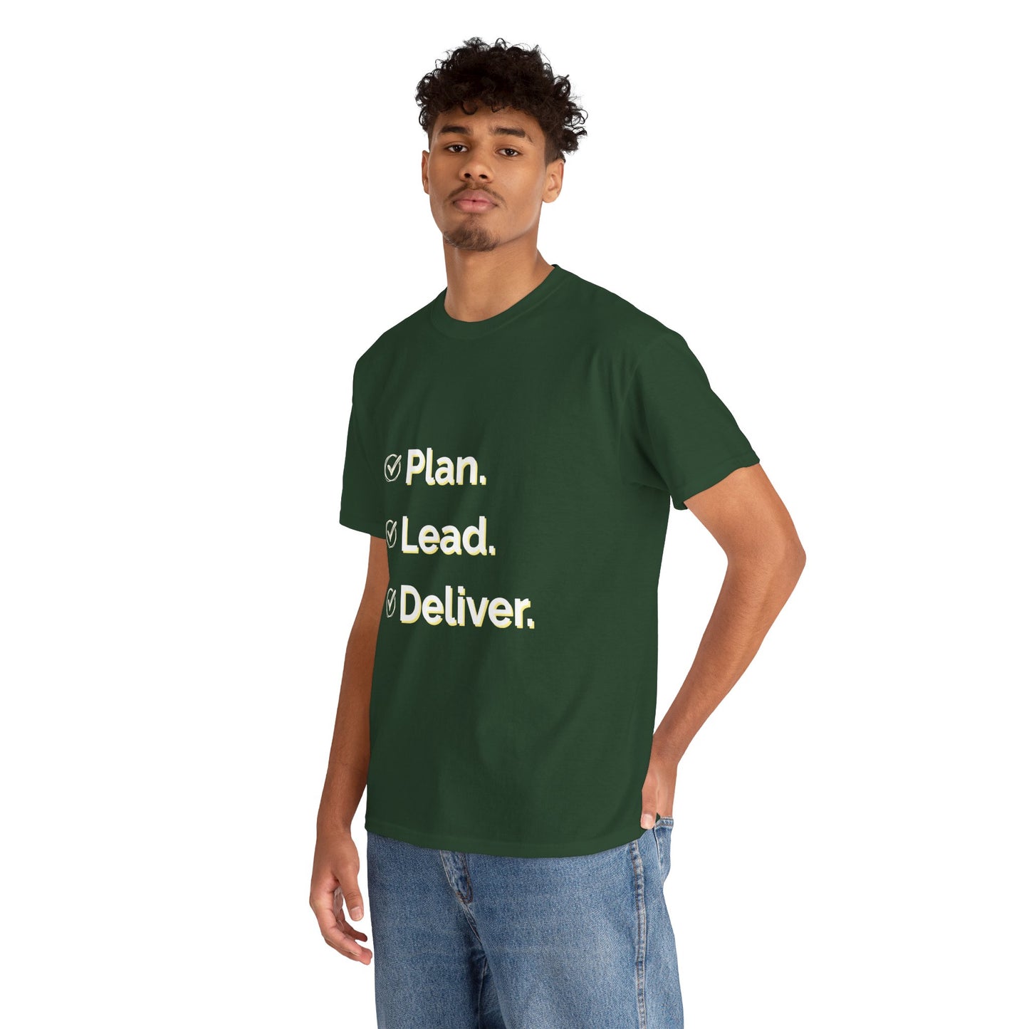 Plan. Lead. Deliver. Tee