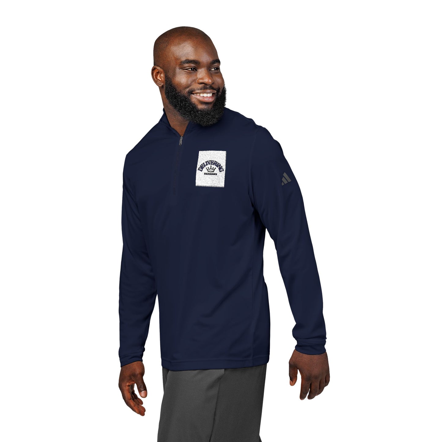 adidas® Quarter-Zip Pullover (Embroidery)