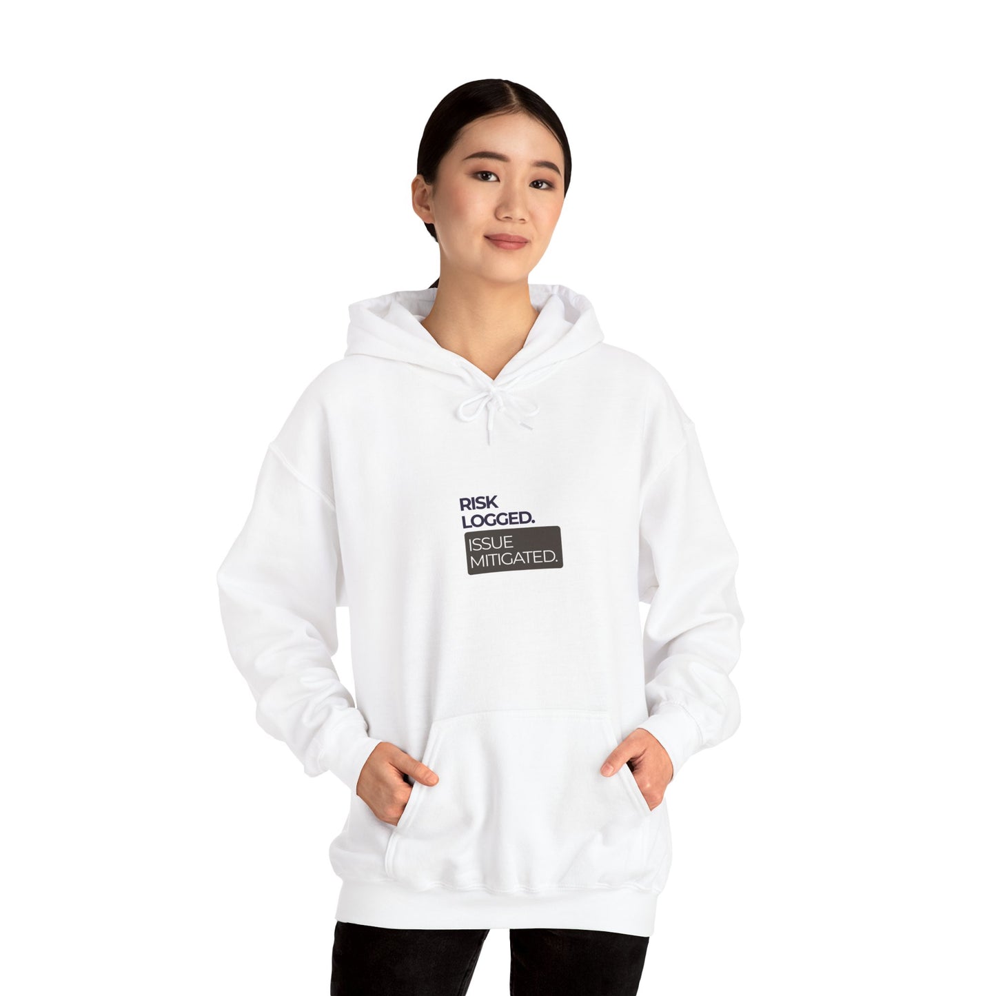 The "Risk Logged. Issue Mitigated" Hooded Sweatshirt